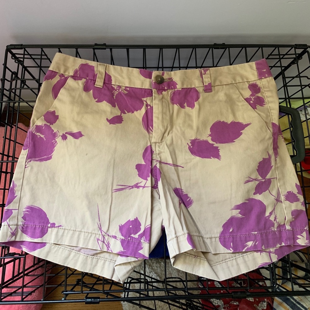 Printed Khaki Shorts